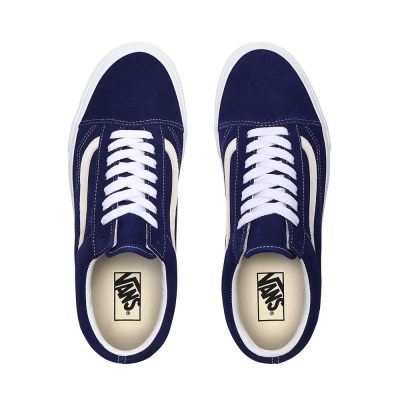Vans Suede Old Skool - Kadın Spor Ayakkabı (Mavi)